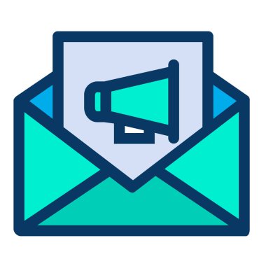 posta simgesi, vektör illüstrasyonu