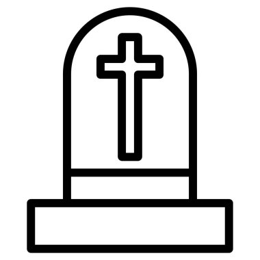 Graveston hijyen basit simge, vektör illüstrasyonu