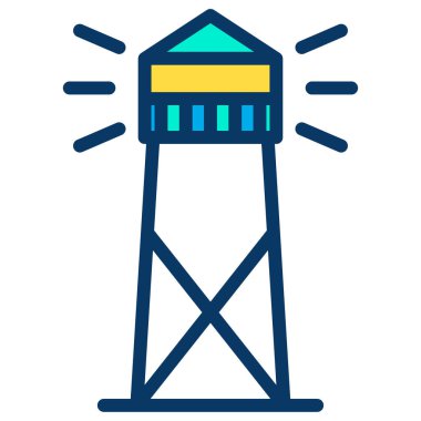 Basit Smartwatch simgesi, vektör illüstrasyonu