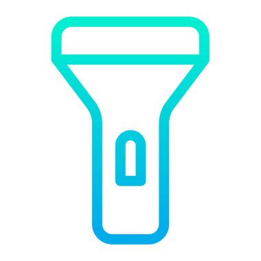 Meşale Web simgesi vektör illüstrasyonu