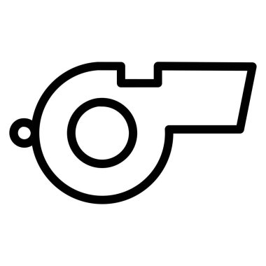 Islık. Web simgesi basit illüstrasyon