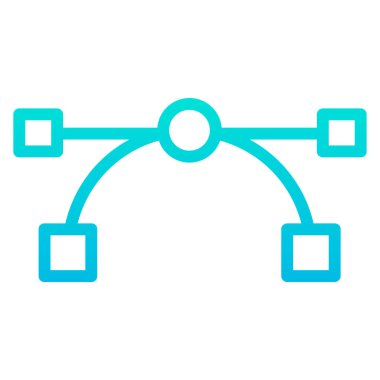 Beyaz arkaplanda basit vektör simgesi