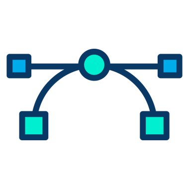 Beyaz arkaplanda basit vektör simgesi