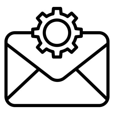 posta simgesi, vektör illüstrasyonu