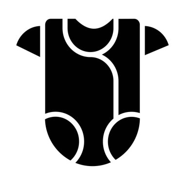 bebek kıyafetleri ikon vektör çizimi tasarımı