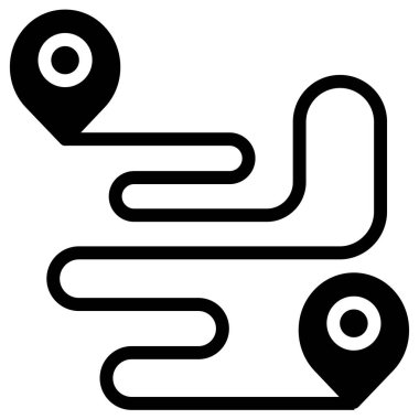 konum. Web simgesi basit illüstrasyon