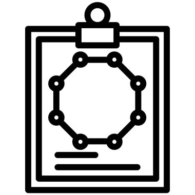 Beyaz arkaplan üzerindeki basit finans raporu vektör resimlemesi