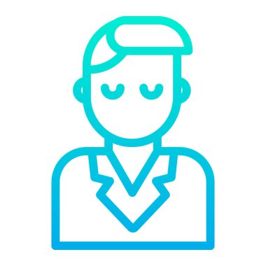 man simgesi vektör illüstrasyonu