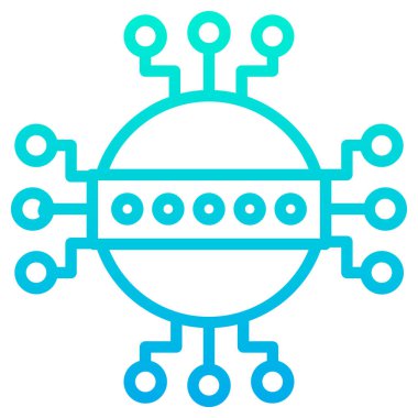 Şifre basit simge, vektör illüstrasyonu