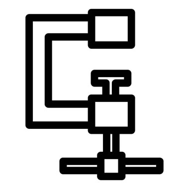 lamba basit simgesi, vektör çizim