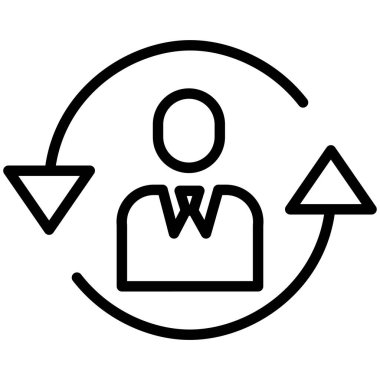 Basit kullanıcı arayüzü simgesi, vektör illüstrasyonu