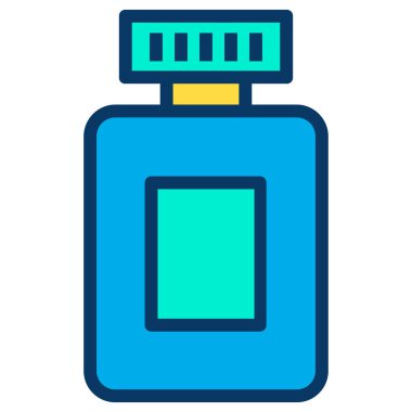 şişe, beyaz arkaplanda basit vektör simgesi