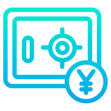 Para için. Web simgesi basit illüstrasyon 