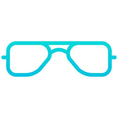 güneş gözlüğü ikonu vektör illüstrasyonu