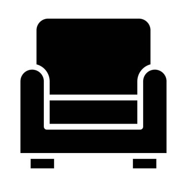 Beyaz arkaplanda basit vektör simgesi