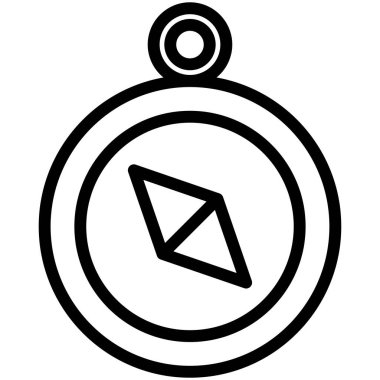 Pusula. Web simgesi vektör illüstrasyonu