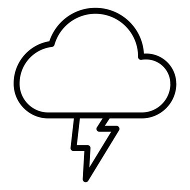 Bulut. Web simgesi basit illüstrasyon