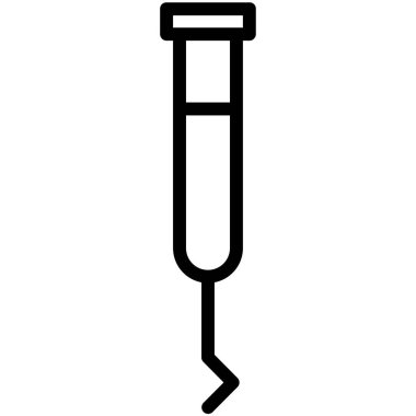 Beyaz arkaplanda basit vektör simgesi