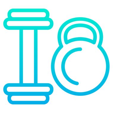 Dambıl. Web simgesi basit illüstrasyon