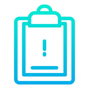 Bilgi panosu. Web simgesi basit illüstrasyon