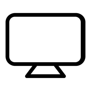 lcd. Web simgesi basit illüstrasyon