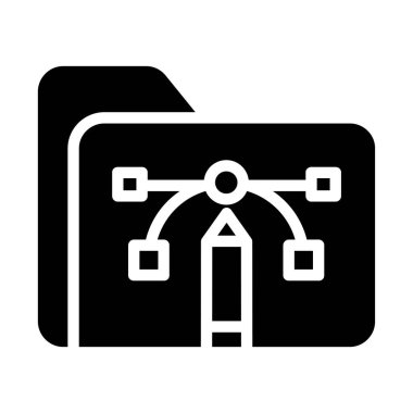 Dosya. Web simgesi basit illüstrasyon 