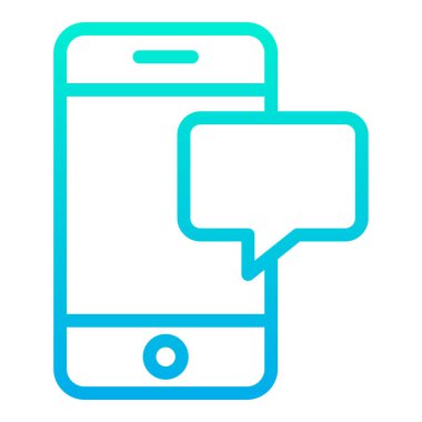 Smartphone Simgesi, vektör illüstrasyonu