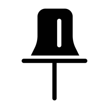 Minimalist vektör simgesi beyaza izole edildi