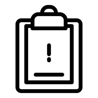 Bilgi panosu. Web simgesi basit illüstrasyon