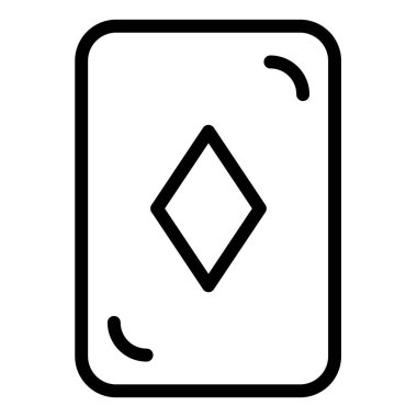 Kart simgesi, vektör illüstrasyonu