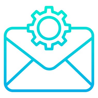 posta simgesi, vektör illüstrasyonu