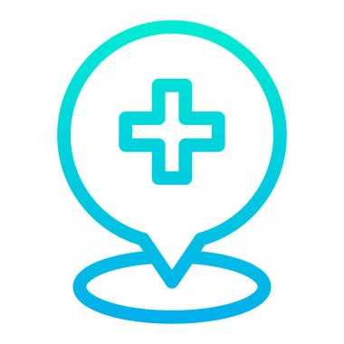 Minimalist vektör simgesi beyaza izole edildi