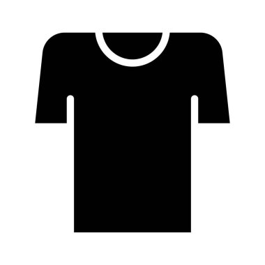 t-shirt basit simgesi, vektör çizim