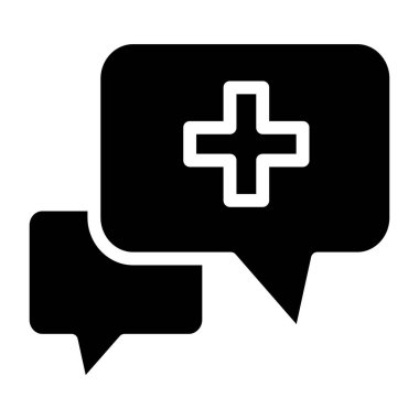 Sohbet kavramı basit sanat vektörü illüstrasyonu 