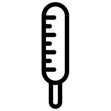 Sıcaklık basit simgesi, vektör çizim