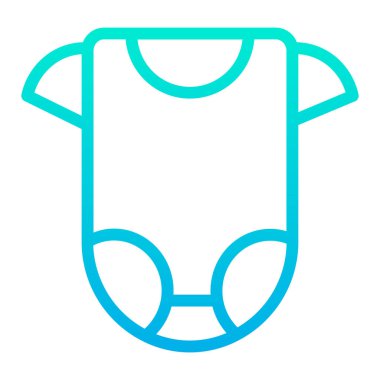 Kısa, minimalist vektör simgesi beyaz üzerine izole