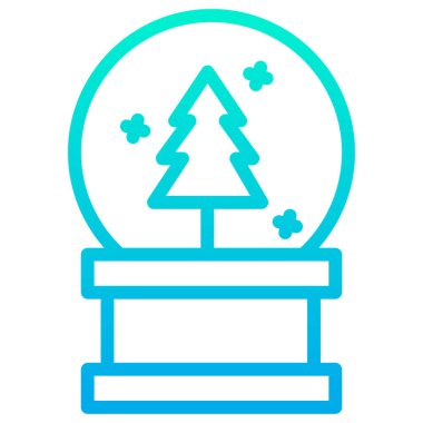 Noel ağacı simgesi vektör illüstrasyonuName