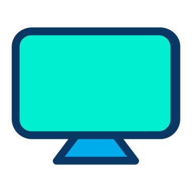 lcd. Web simgesi basit illüstrasyon