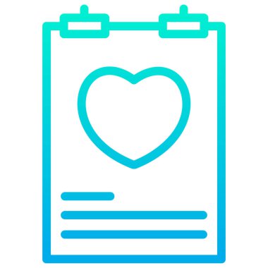 Kalp. Web simgesi basit tasarım