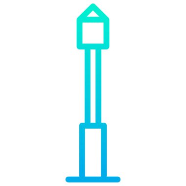 Kürek. Web simgesi basit illüstrasyon