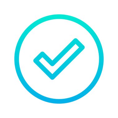 İşaret simgesini işaretle. vektör illüstrasyonu