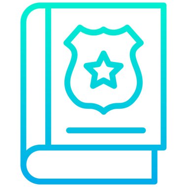 Kitap. Web simgesi basit illüstrasyon