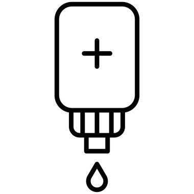 İlaç satırı vektör resimlemesi