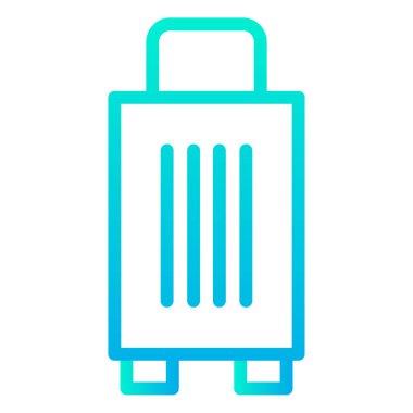 Bagaj vektörü basit illüstrasyon