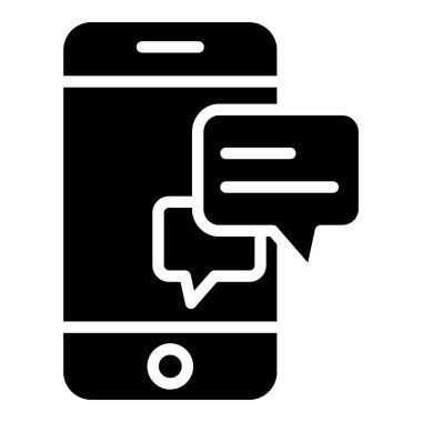 Sohbet kavramı basit sanat vektörü illüstrasyonu 