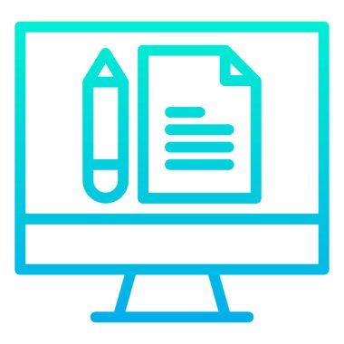 düzenle. Web simgesi basit illüstrasyon