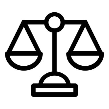 Web için ölçek simgesi, vektör illüstrasyonu