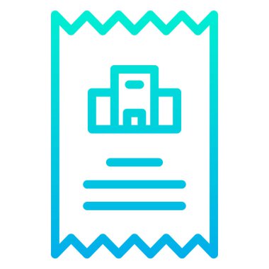 Bill, minimalist vektör simgesi beyaza izole edildi