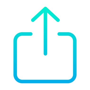 Basit simge, vektör illüstrasyonu yükleniyor