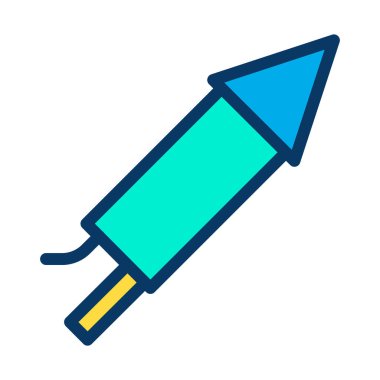 Yıldız vektör simgesi. biçim iki renkli düz sembol, mavi ve beyaz renkler, yuvarlak açılar, açık arkaplan